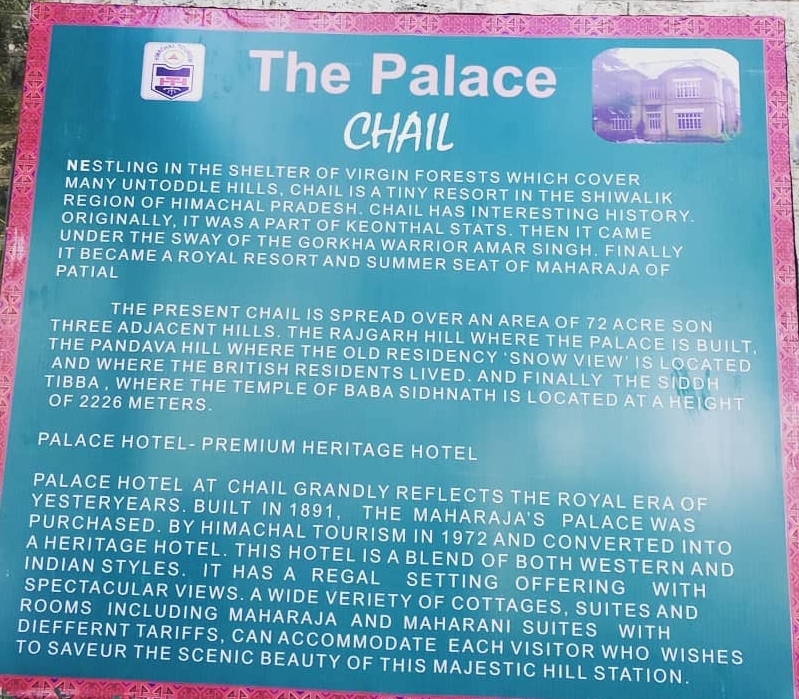 chail palace